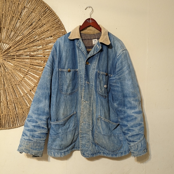 ジャケット・アウター 80s Lee 81-LJ Denim Chore Coat VINTAGE 
